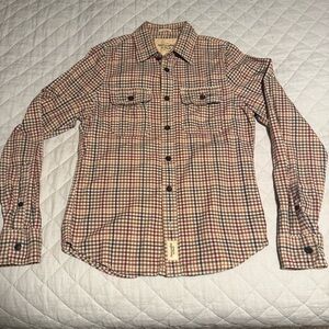 VINTAGE ABERCROMBIE AND FITCH Men's Plaid Button-Up Shirt M